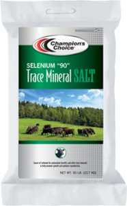 Cargill Salt Champions Choice Selenium 90 Trace Mineral Salt (50 lbs Poly Bag)