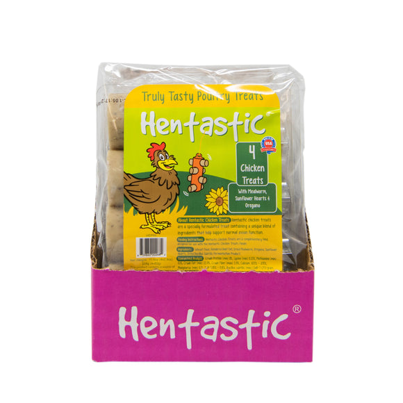 Hentastic® Chicken Treats with Mealworm, Sunflower Heart, Oregano, & Probiotics (11.6 Oz)