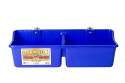 Little Giant 16 Quart Hook Over Portable Feeder with Divider