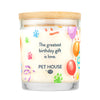 Pet House Happy Birthday Candle (9 oz)