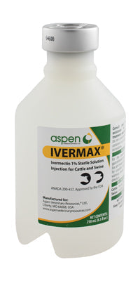 Aspen IVERMAX® (ivermectin) Injection 1% (500mL)