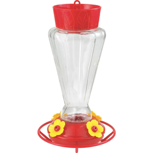 More Birds 28 Oz. Glass Royal Hummingbird Feeder