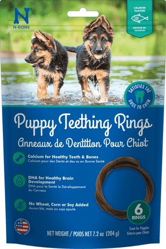 N-Bone® Puppy Teething Rings Salmon Flavor (6 Count)