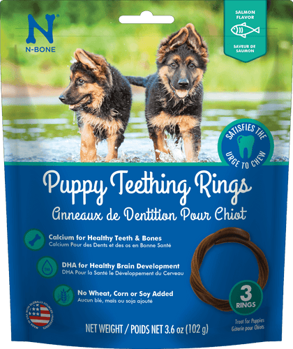 N-Bone® Puppy Teething Rings Salmon Flavor (6 Count)