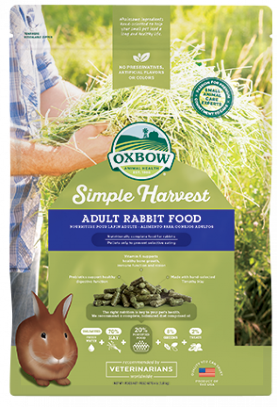 Oxbow Simple Harvest Adult Rabbit Food (4 Lb.)