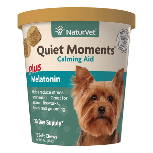 NaturVet Quiet Moments® Dog Calming Aid Soft Chews (65 Count)