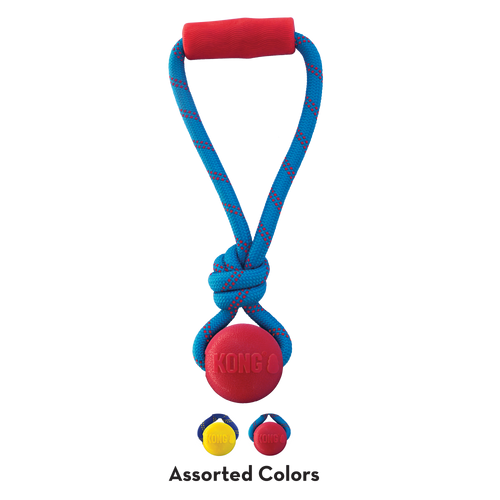 KONG Jaxx Brights Tug w/Ball Dog Toy