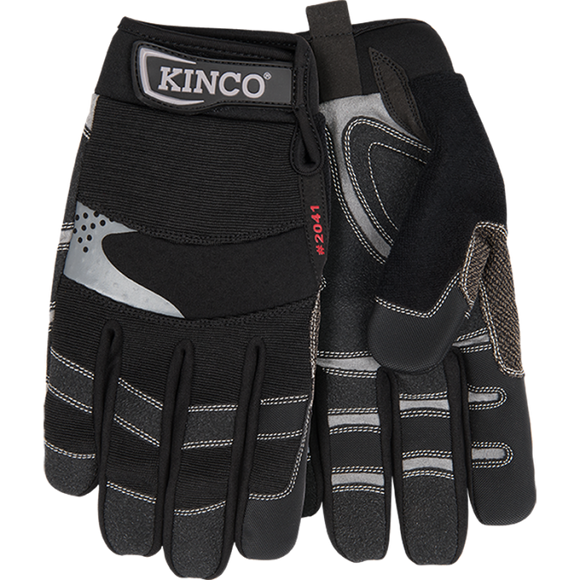 Kinco Kincopro™ General™ Synthetic With Pull-Strap Medium, Black (Medium, Black)