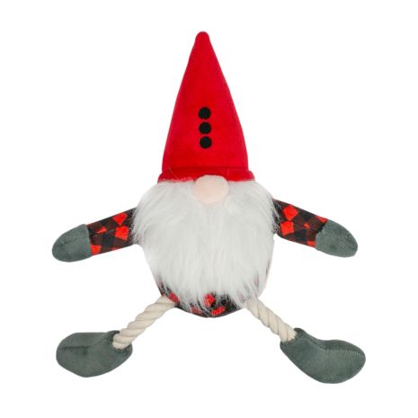 Tall Tails  Gnome Pull-Through Rope Tug Dog Toy