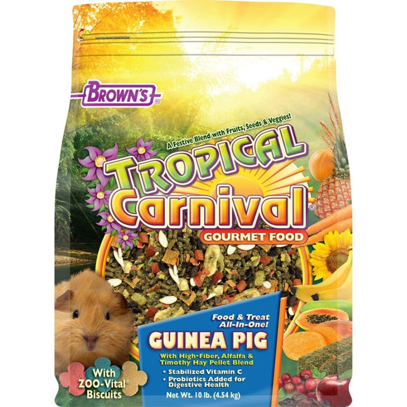 TROPICAL CARNIVAL GOURMET GUINEA PIG FOOD (10 LB)