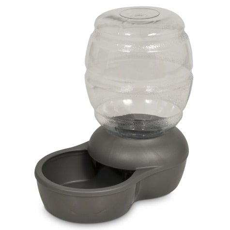 Petmate Replendish Waterer With Microban (Large- Gray)