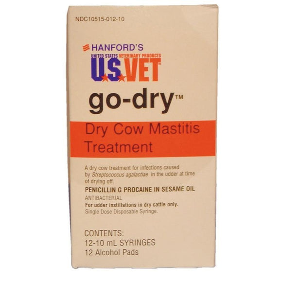 GO-DRY COW MASTITIS TREATMENT WITH SYRINGE (10 ML- Single PK)