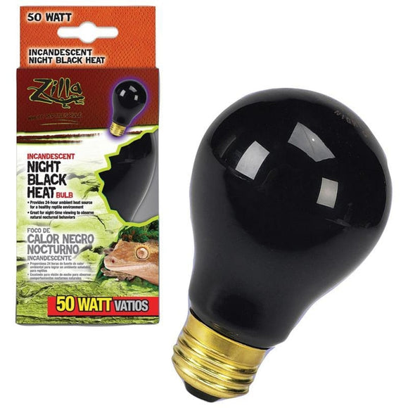 Zilla Night Black Heat Incandescent Bulb (50 WATT)